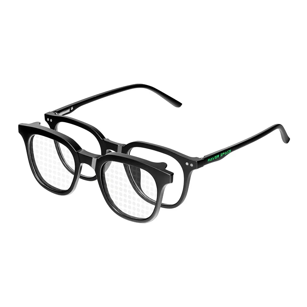 HorizonFlip Diffraction Sunglasses with 5 Magnetic Lenses – RAVER