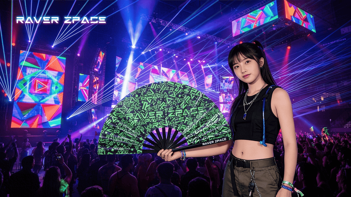 Best Rave Fans The History of Hand Fans in Rave and EDM Culture – RAVER ZPACE™