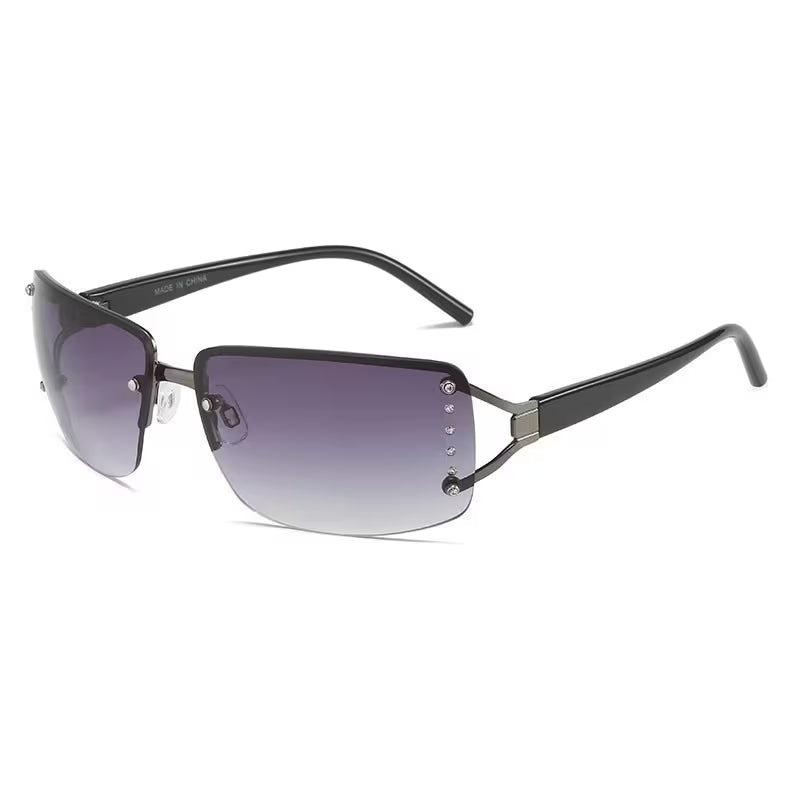 Retro Frameless Y2K Sunglasses – MIRAGE™