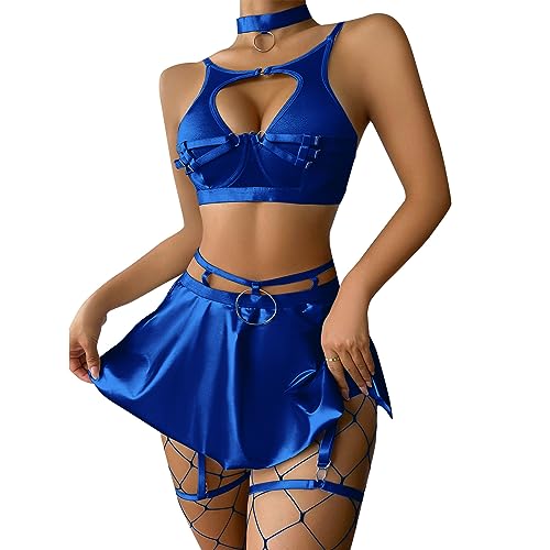 Strappy Top W/ Mini Skirts Rave Set