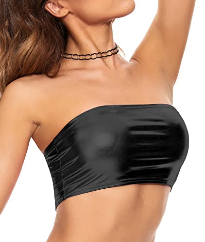 Metallic Rave Crop Top