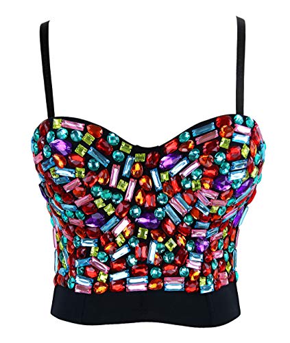 Rhinestone Crop Top