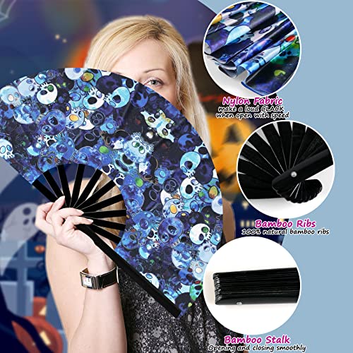 Psychedelic Rave Hand Fan