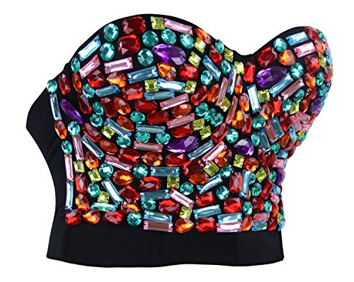 Rhinestone Crop Top