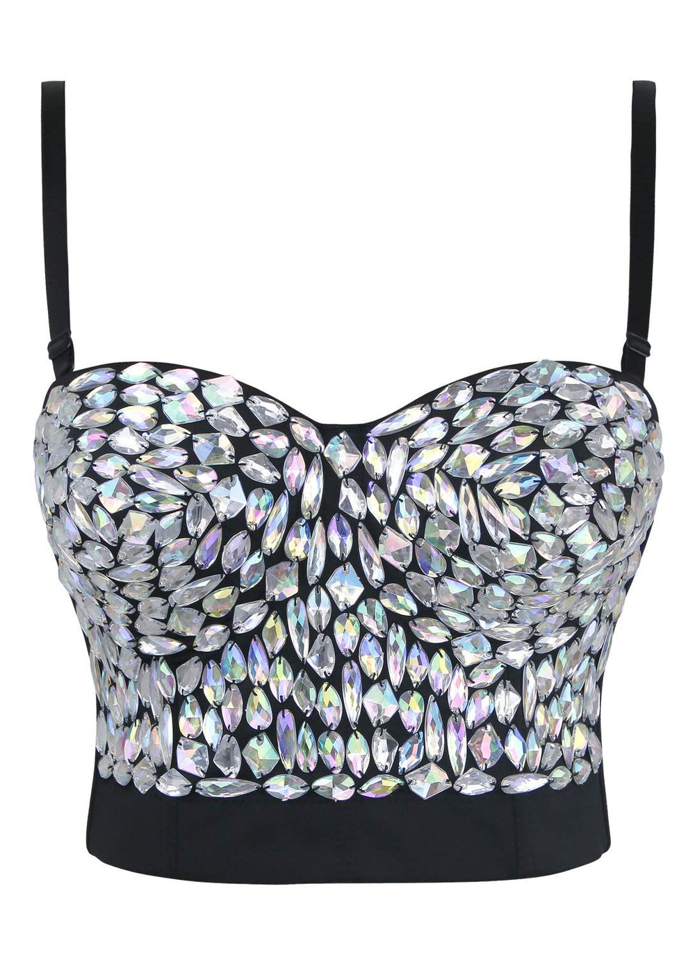 Rhinestone Crop Top