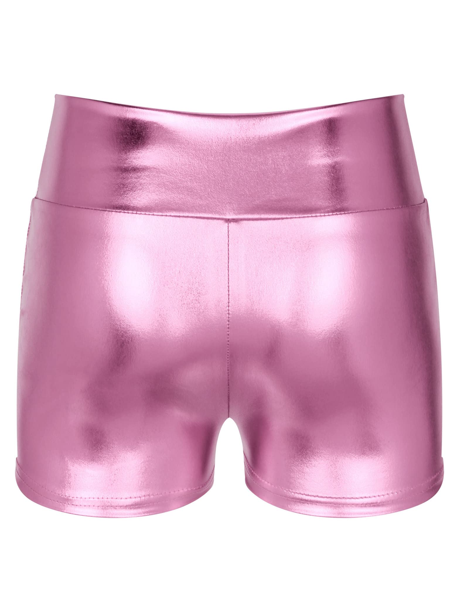 Metallic Extended Booty Shorts