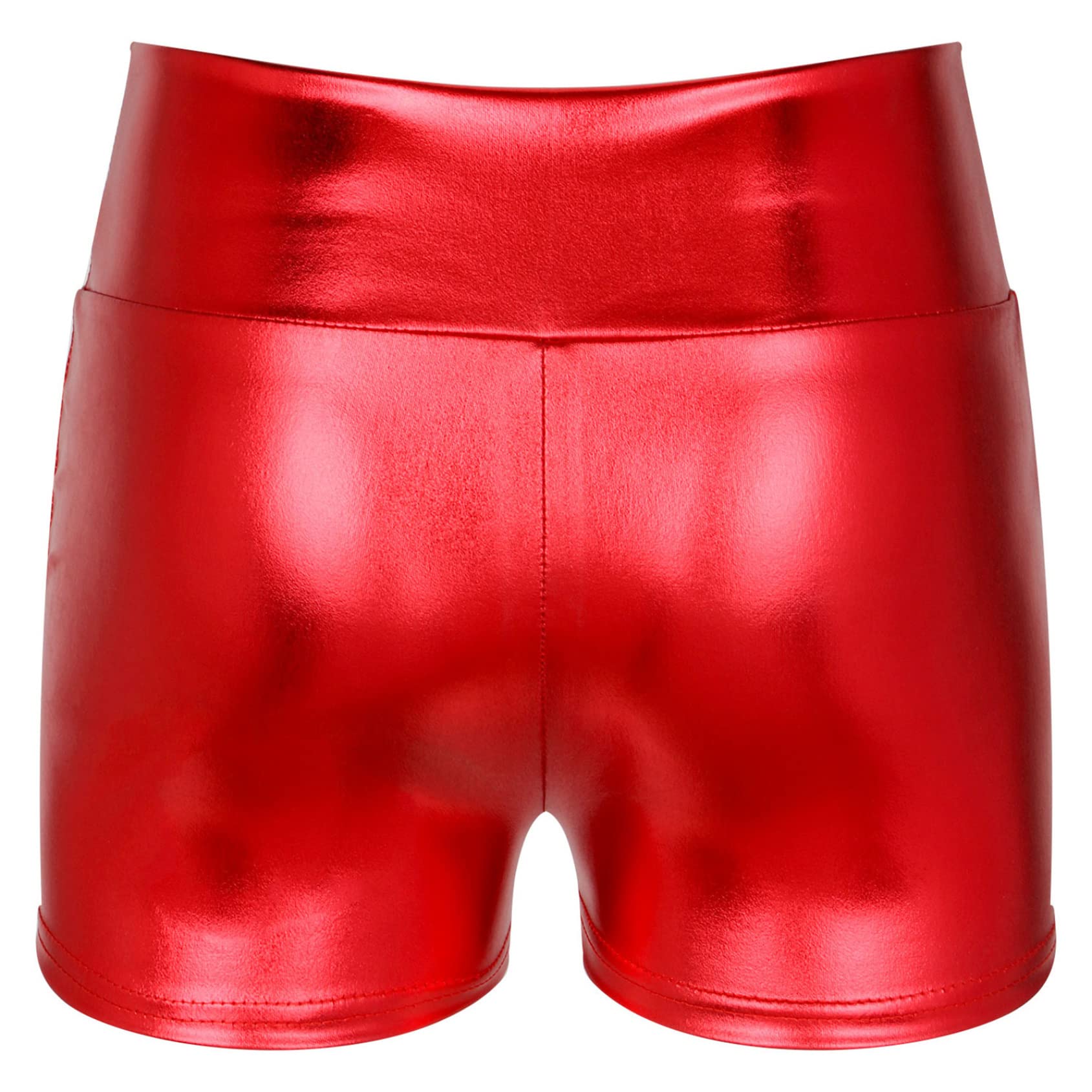 Metallic Extended Booty Shorts