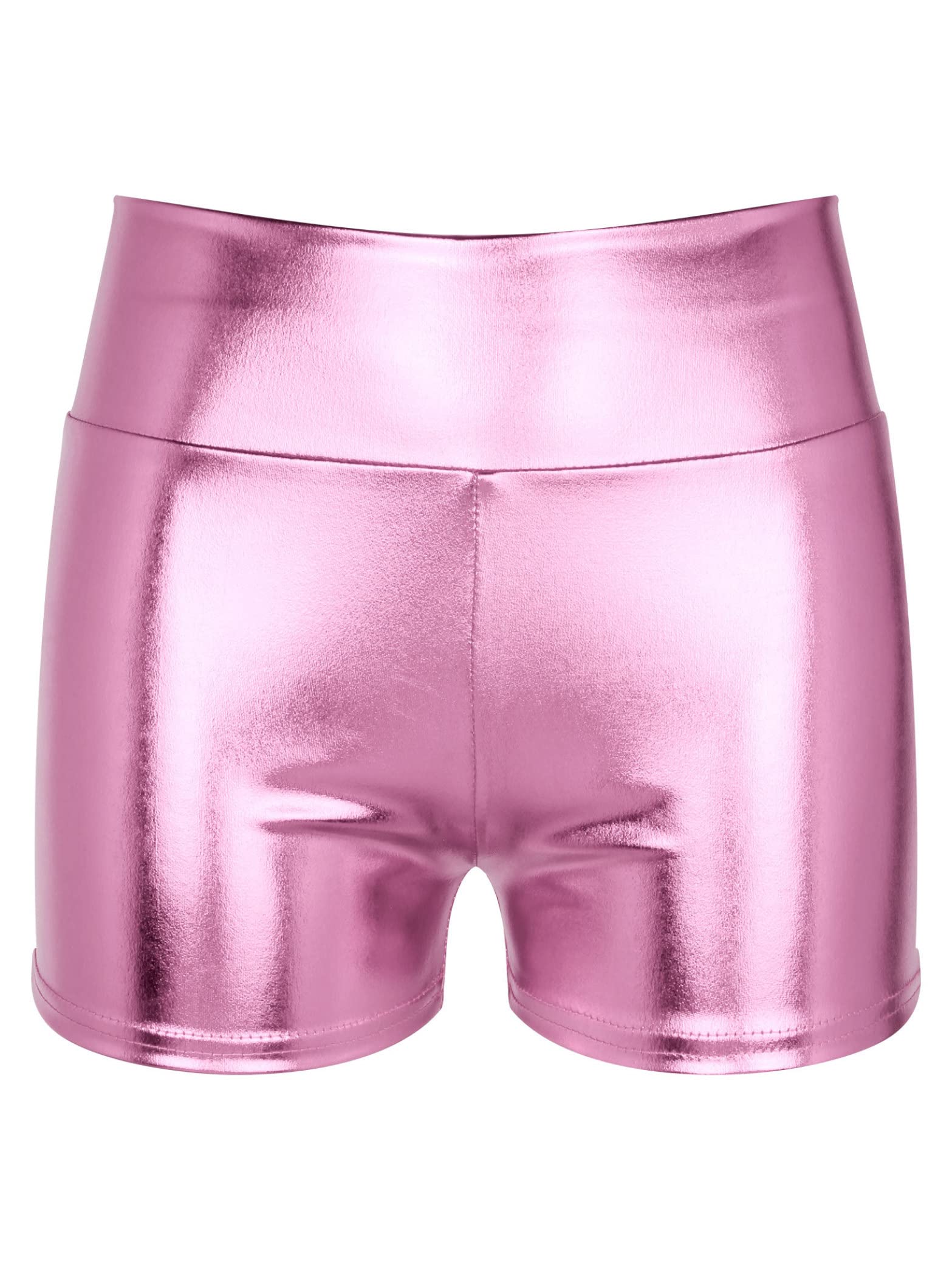 Metallic Extended Booty Shorts