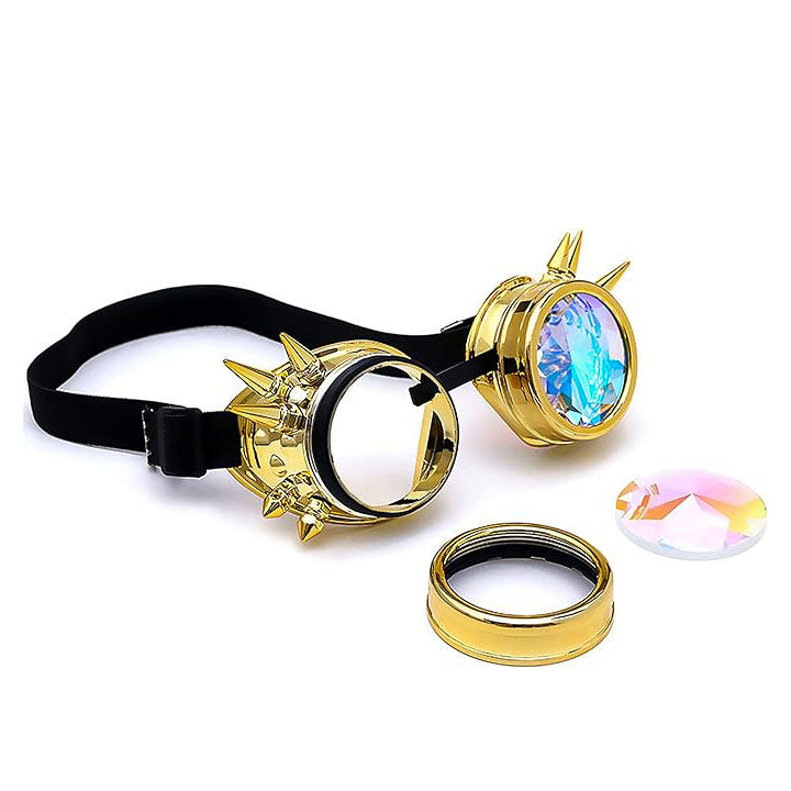 Steampunk Prism Kaleidoscope Goggles