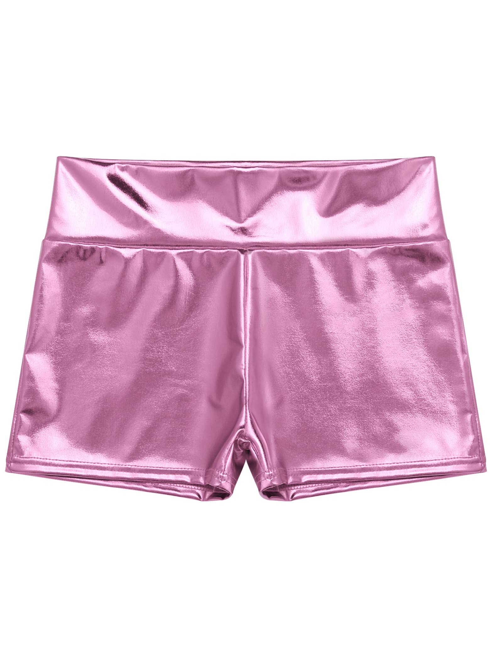 Metallic Extended Booty Shorts