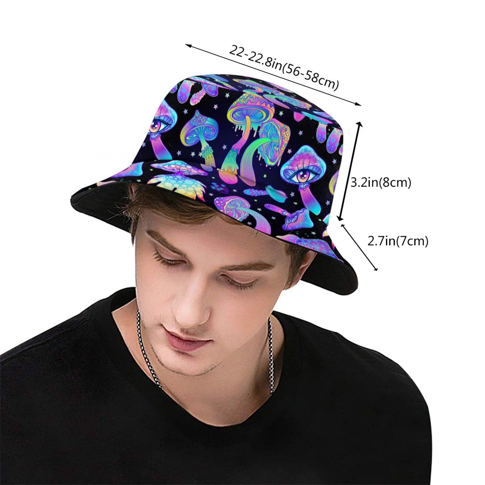 Psychedelic Rave Fisherman Cap