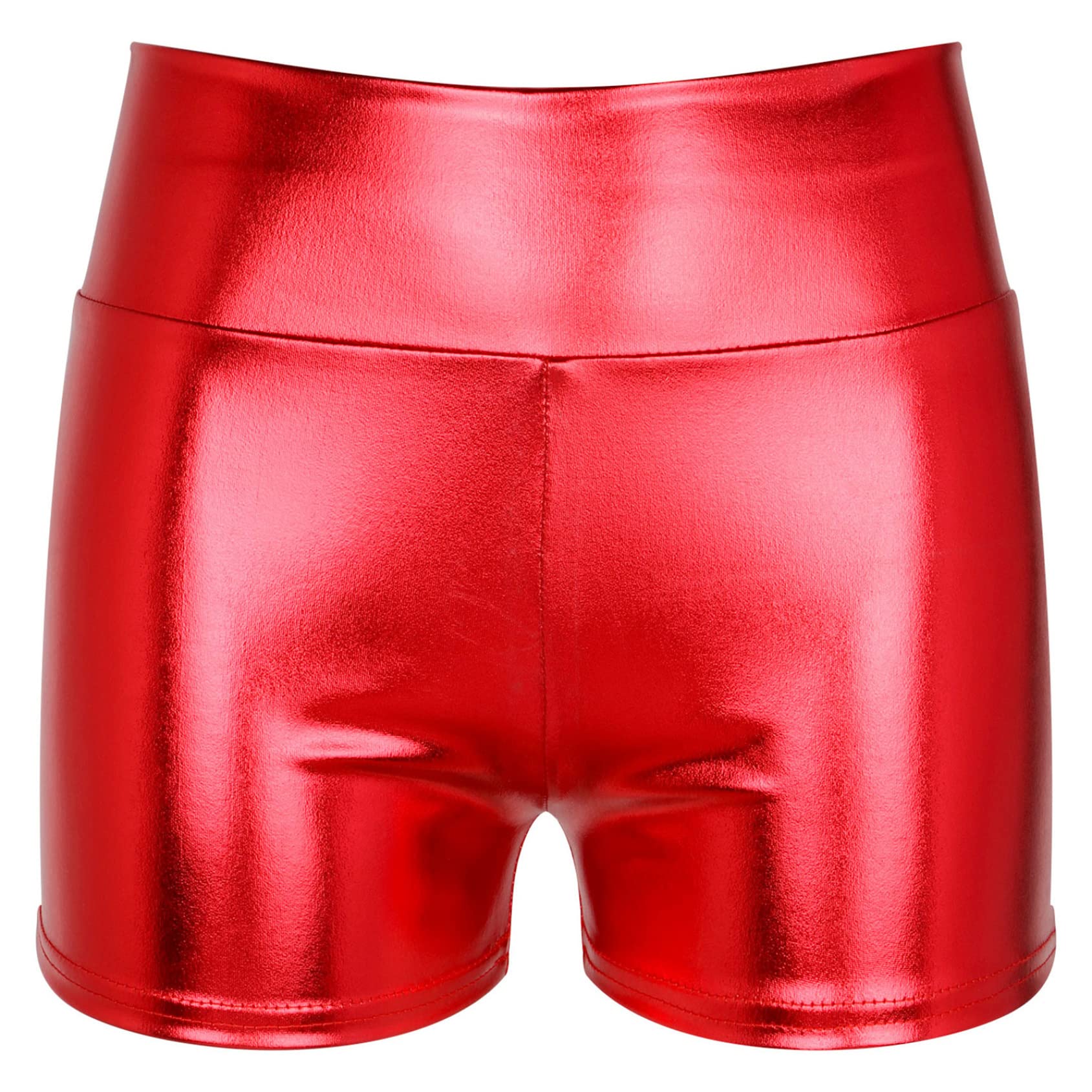 Metallic Extended Booty Shorts