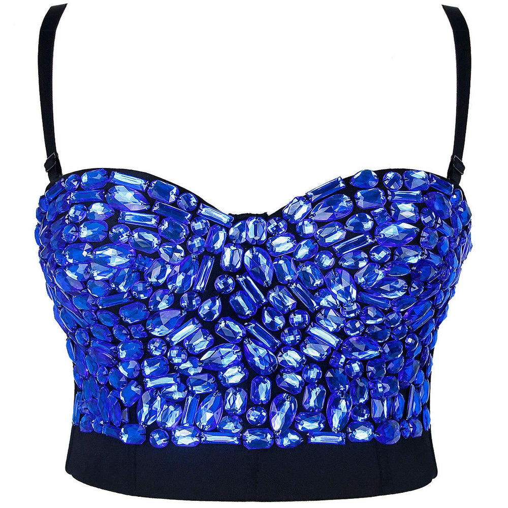 Rhinestone Crop Top