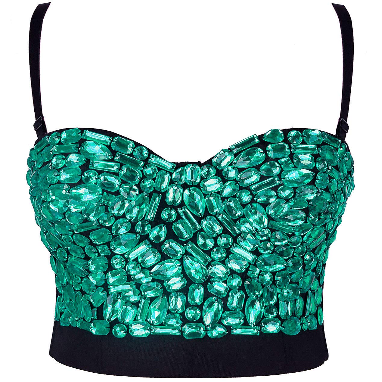 Rhinestone Crop Top