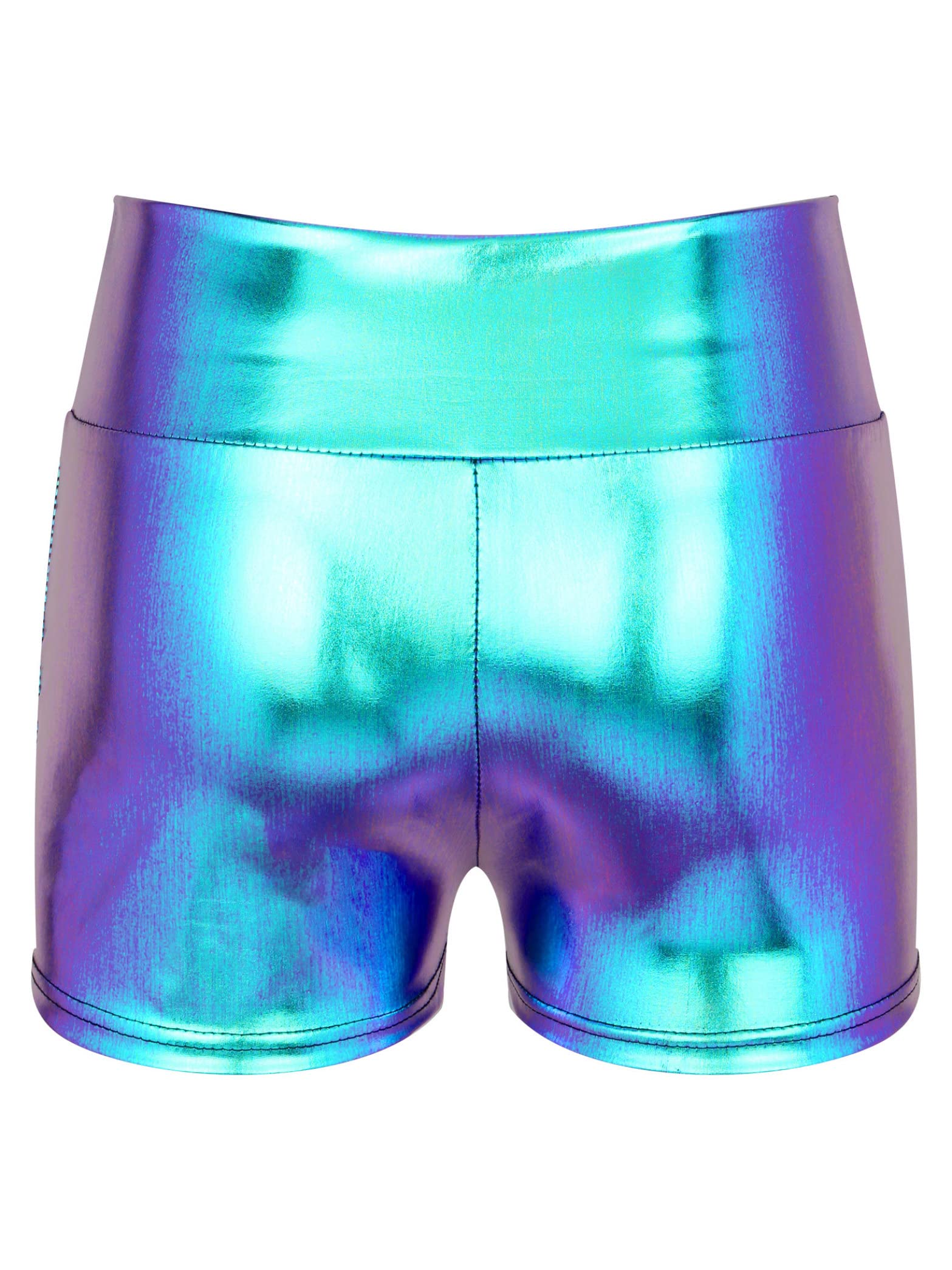 Metallic Extended Booty Shorts