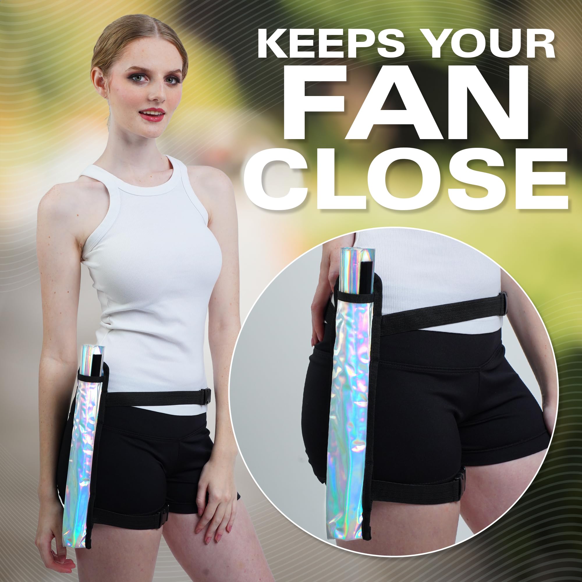 Rave Folding Fan Holster