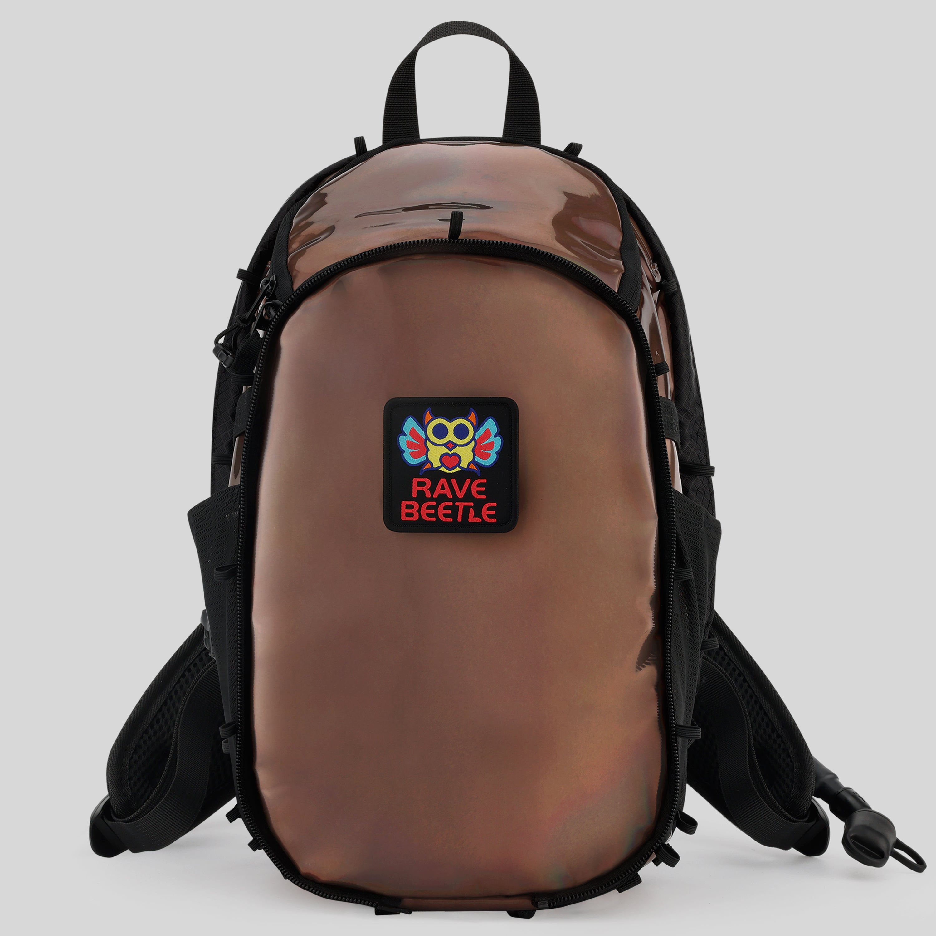 Elytra Hydration Pack 2.0 with Aura Reflector – Holographic Mocha