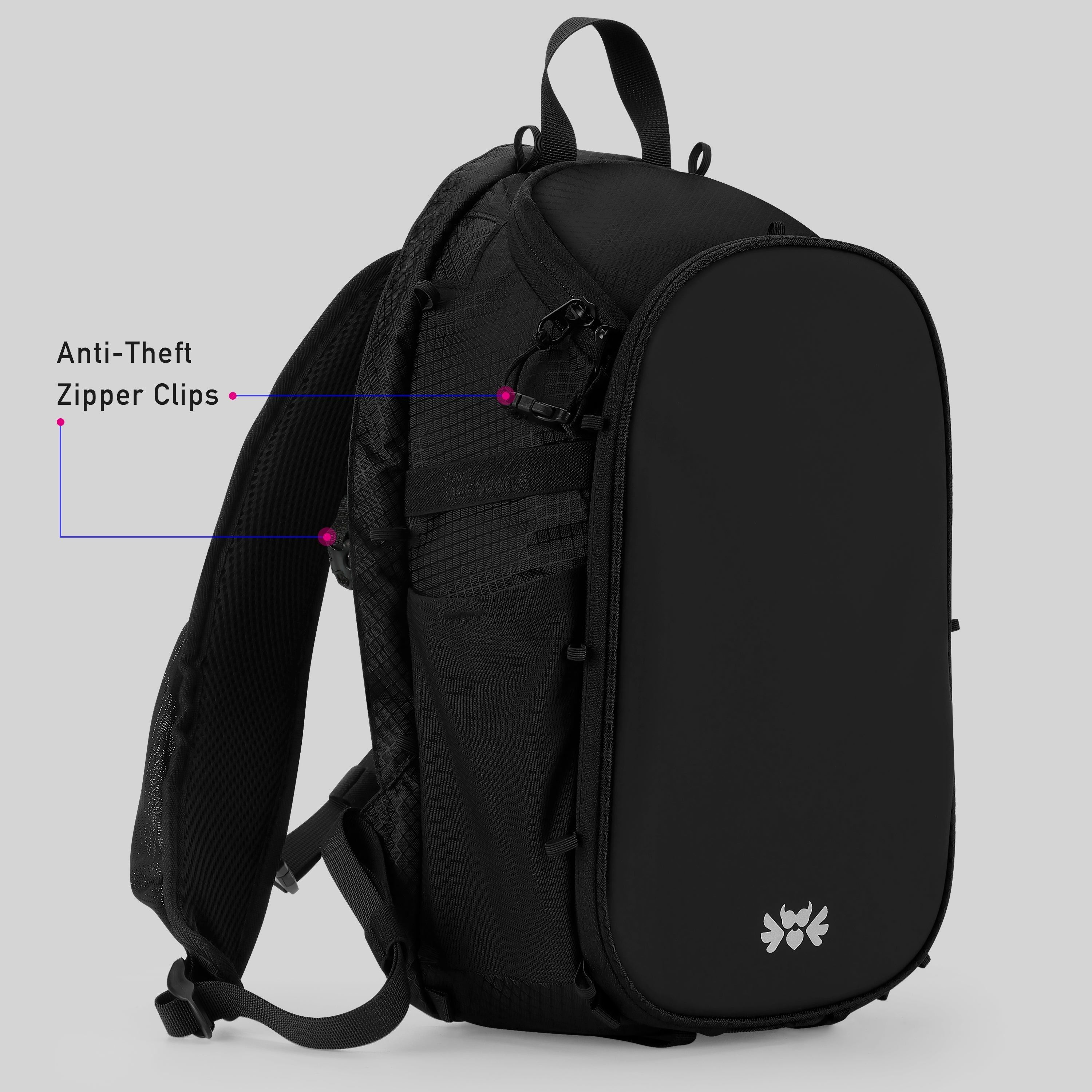 Elytra Hydration Pack 2.0 with Aura Reflector – Black