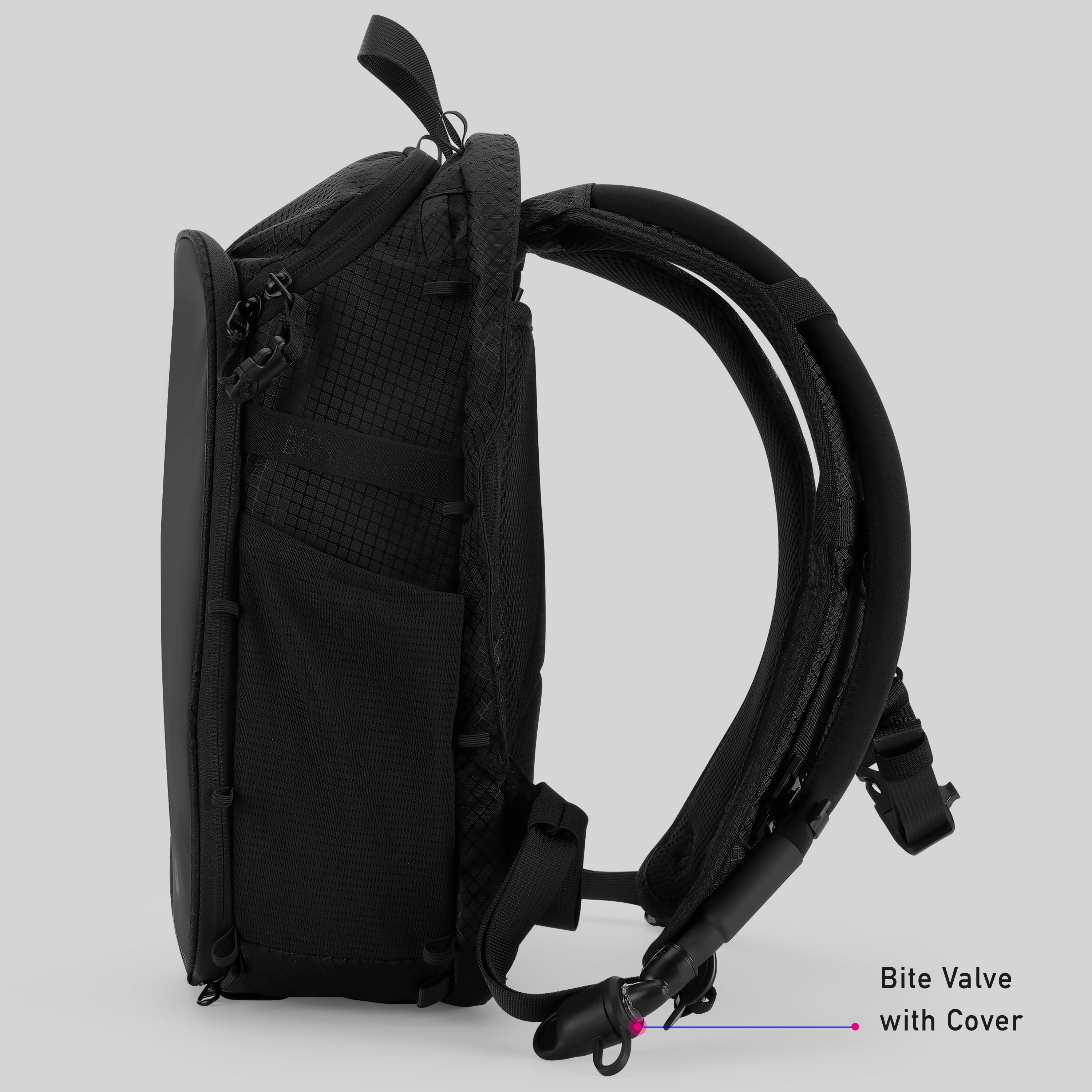 Elytra Hydration Pack 2.0 with Aura Reflector – Black