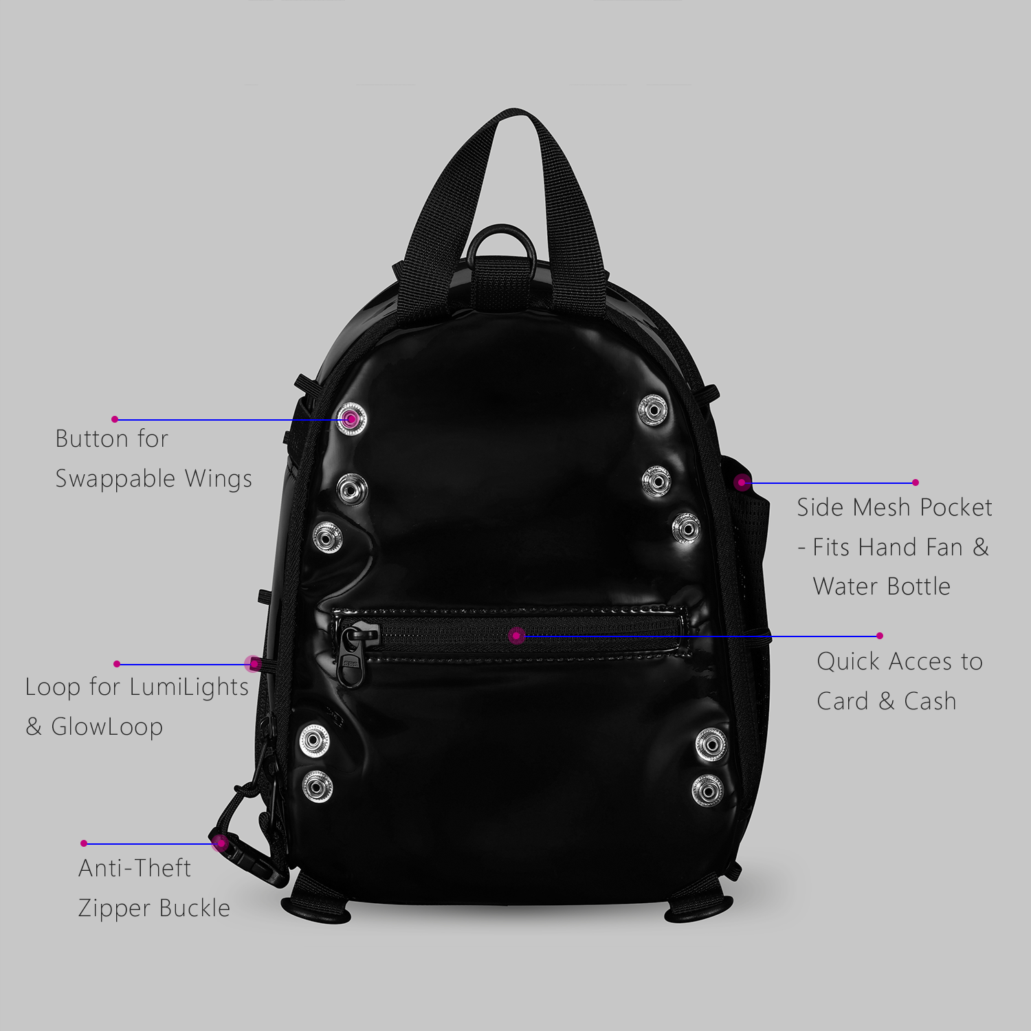 FLOWt Pack with Aura Reflector - Black