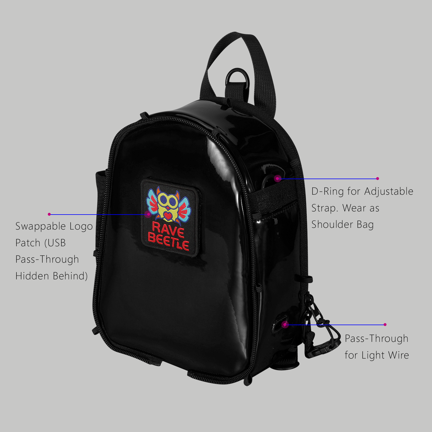 FLOWt Pack with Aura Reflector - Black