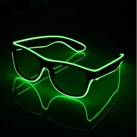 LED Luminous Glowing Party Glasses Men and Women Rave Festival Eyewear